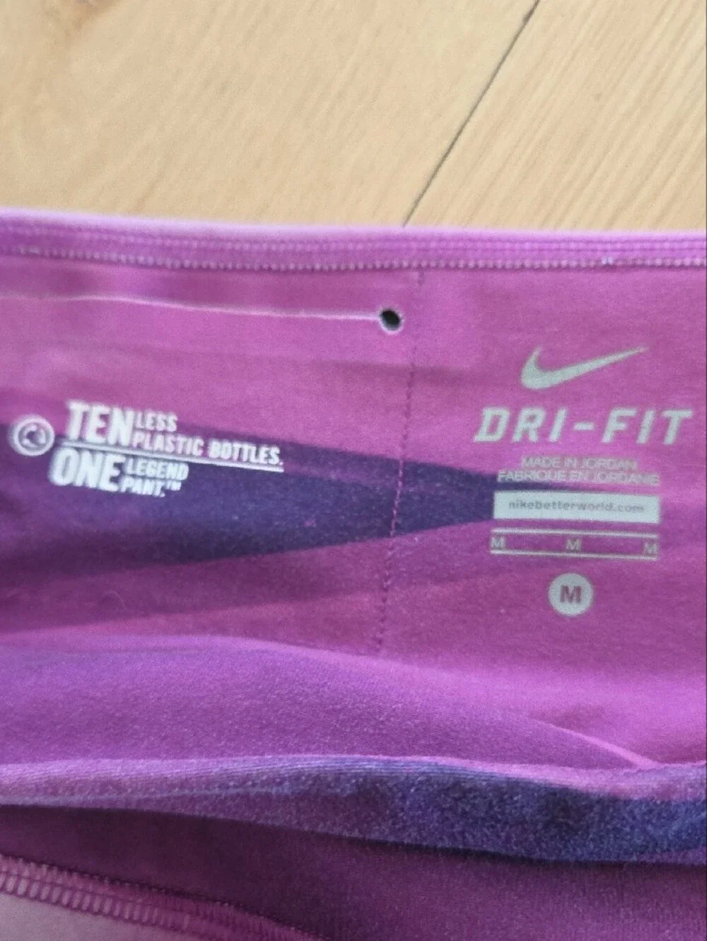 Nike Purple Abstract Print Leggings